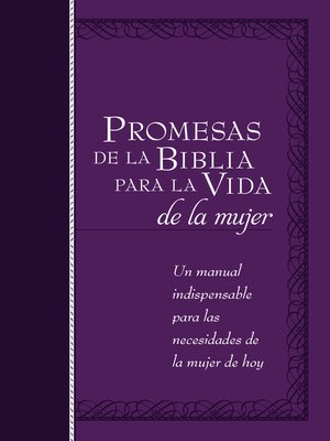 cover image of Promesas de la Biblia para la vida de la mujer